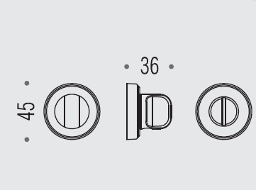 Фиксатор сантехнический Colombo Design Rosetta CD79 BZGG бронза