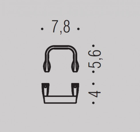 Крючок COLOMBO DESIGN TRENTA PT17 одинарный цвет хром