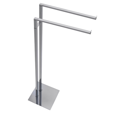 Стойка COLOMBO DESIGN MINI Q B5038 с полотенцедержателем двойным цвет хром