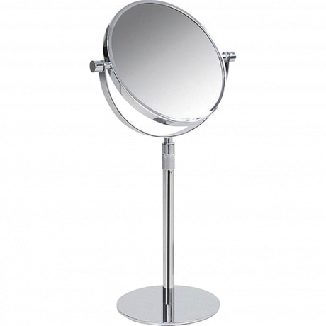 Косметическое зеркало COLOMBO DESIGN SPECCHI INGRANDITORI B9752 настольное увеличение 3 раза регулируемое по высоте цвет хром