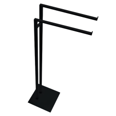 Стойка COLOMBO DESIGN MINI Q B5038.NM с полотенцедержателем двойным цвет черный матовый