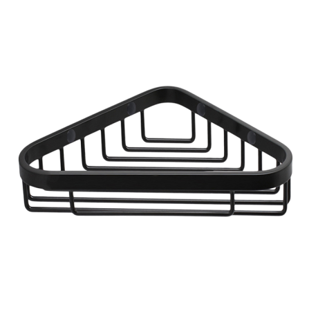 Полочка корзинка COLOMBO DESIGN BASIC B2732.NM угловая цвет черный матовый