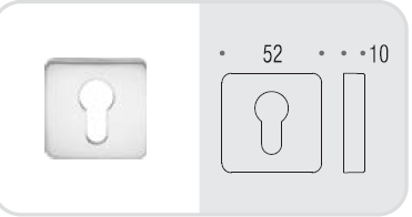 Накладка под цилиндр Colombo Design Rosetta PT13 золото матовое