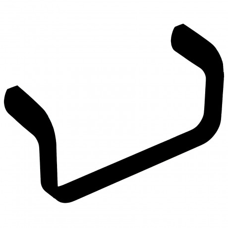 Полотенцедержатель COLOMBO DESIGN TRENTA B3031.NM кольцо цвет черный матовый