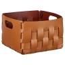 Корзинка COLOMBO DESIGN ADJ 1044.09/30 настольная напольная цвет коньяк/бордо