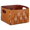 Корзинка COLOMBO DESIGN ADJ 1044.09/30 настольная напольная цвет коньяк/бордо