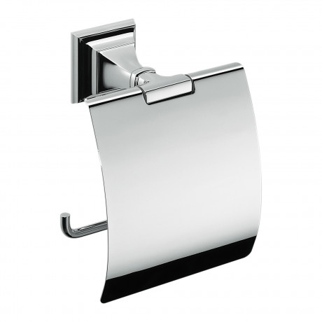 Держатель туалетной бумаги COLOMBO DESIGN PORTOFINO B3291 с крышкой цвет хром