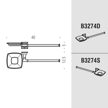 Полотенцедержатель с дозатором COLOMBO DESIGN PORTOFINO B3274SX настенный цвет хром