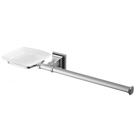 Полотенцедержатель с дозатором COLOMBO DESIGN PORTOFINO B3274SX настенный цвет хром