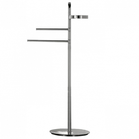 Стойка COLOMBO DESIGN PLANETS B9814 напольная с полотенцедержателем с мыльницей цвет хром