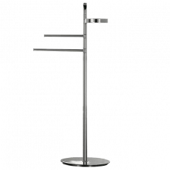 Стойка COLOMBO DESIGN PLANETS B9814 напольная с полотенцедержателем с мыльницей цвет хром