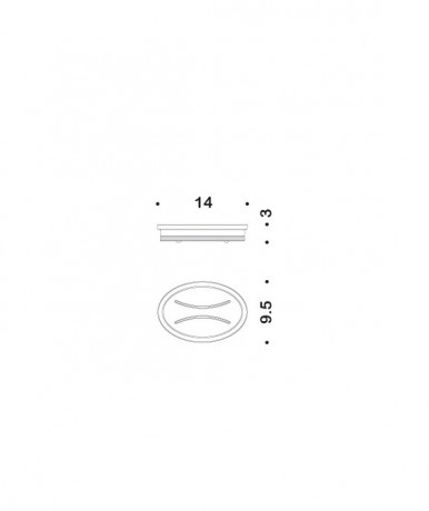Мыльница COLOMBO DESIGN LAND B2842 настольная цвет хром