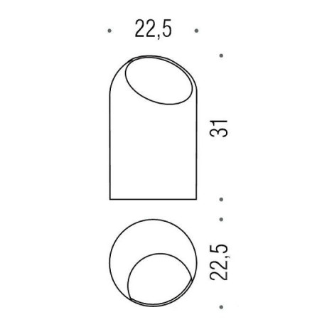 Ведро COLOMBO DESIGN CONTRACT B9969 напольное с крышкой цвет белый
