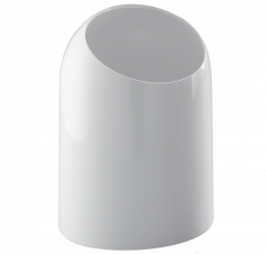 Ведро COLOMBO DESIGN CONTRACT B9969 напольное с крышкой цвет белый