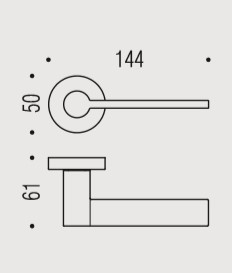 Дверная ручка Colombo Design TOOL MD11RSB хром