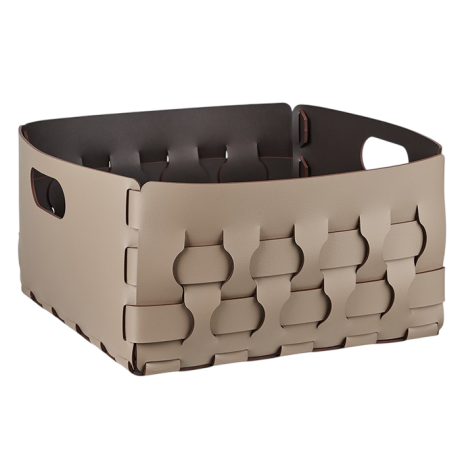 Корзинка COLOMBO DESIGN ADJ 2045.04/06 настольная напольная цвет капучино/шоколад