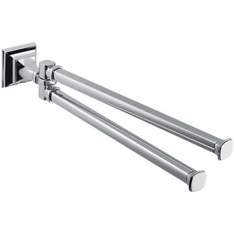 Полотенцедержатель COLOMBO DESIGN PORTOFINO B3212 двойной цвет хром