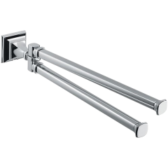 Полотенцедержатель COLOMBO DESIGN PORTOFINO B3212 двойной цвет хром