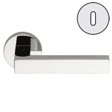 Дверная ручка Colombo Design ELLE BD11R хром в комплекте с накладками под ключ для межкомнатных дверей