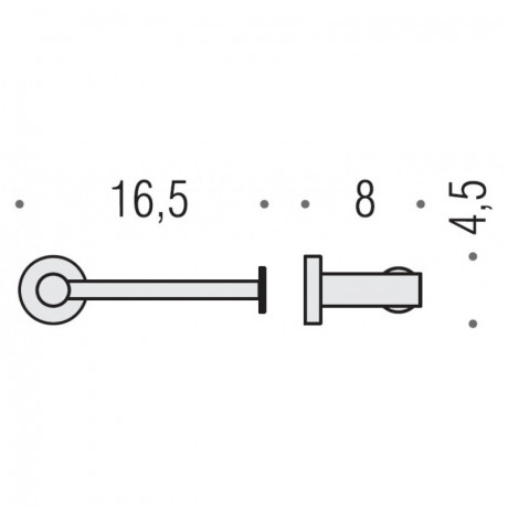 Держатель туалетной бумаги COLOMBO DESIGN PLUS W4908 без крышки цвет хром