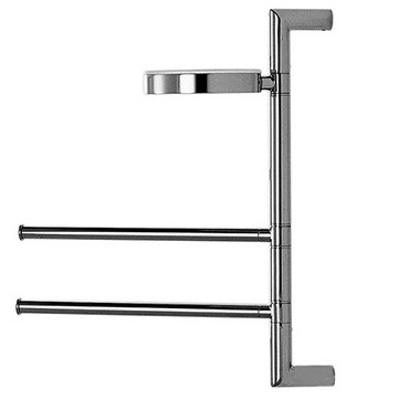 Стойка COLOMBO DESIGN PLANETS B9824 настенная с полотенцедержателем с мыльницей цвет хром