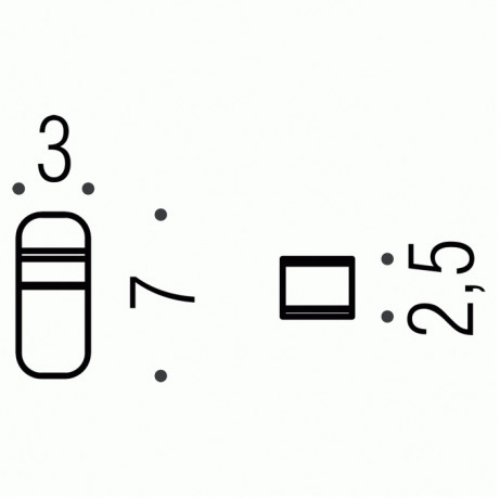 Крючок COLOMBO DESIGN OVER GM17 одинарный цвет нержавеющая сталь