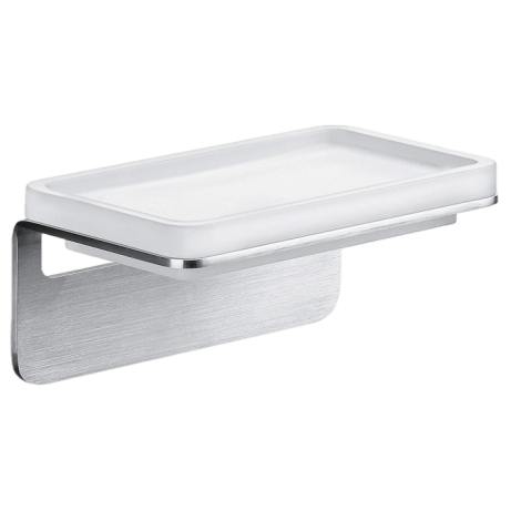 Мыльница COLOMBO DESIGN OVER B7001 настенная цвет нержавеющая сталь