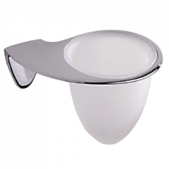 Стакан COLOMBO DESIGN KHALA B1802 настенный цвет хром