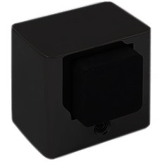 Ограничитель дверной Colombo Design LC112 черный матовый