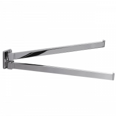 Полотенцедержатель COLOMBO DESIGN LOOK B1612 двойной цвет хром