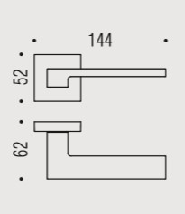 Дверная ручка Colombo Design ZELDA MM11RSB хром