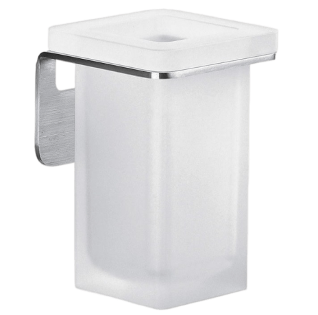 Стакан COLOMBO DESIGN OVER B7002 настенный цвет нержавеющая сталь