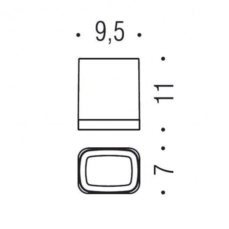 Стакан COLOMBO DESIGN TIME W4202 настенный цвет хром