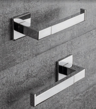 Держатель туалетной бумаги COLOMBO DESIGN BASICQ B3708SX без крышки Левый цвет хром