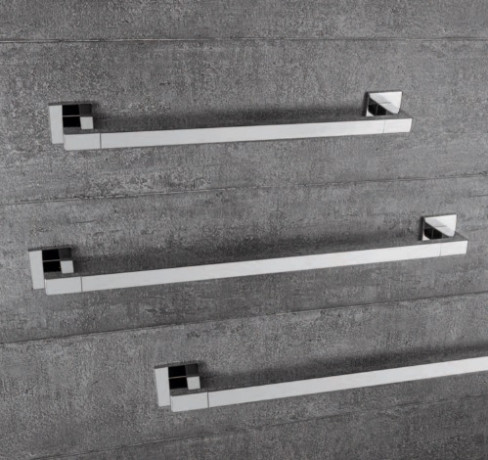 Полотенцедержатель COLOMBO DESIGN BASICQ B3709 широкий цвет хром