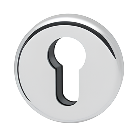 Накладка под цилиндр Colombo Design Rosetta CD63 GB хром