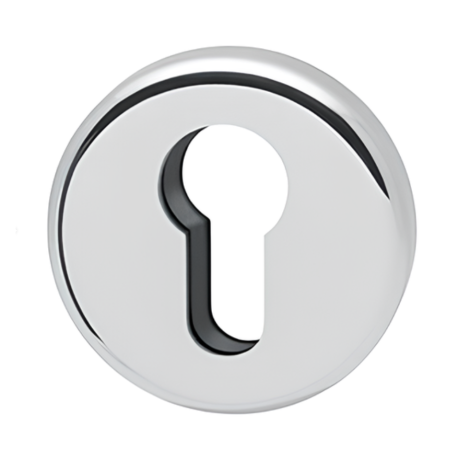 Накладка под цилиндр Colombo Design Rosetta CD63 GB хром