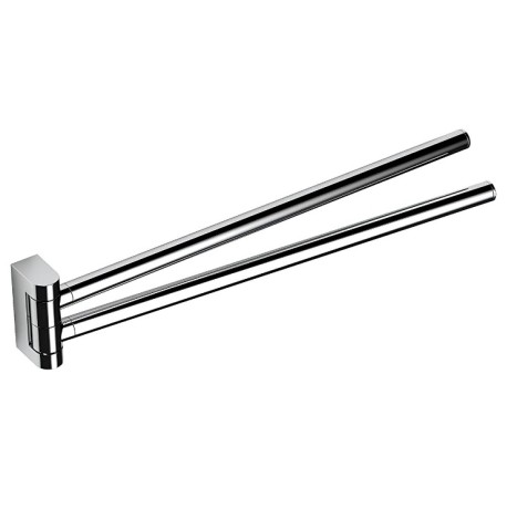 Полотенцедержатель COLOMBO DESIGN MINI B4012 двойной цвет хром