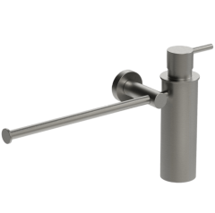 Полотенцедержатель с дозатором COLOMBO DESIGN PLUS W4975.HPS1 настенный цвет нержавеющая сталь