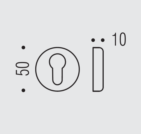 Накладка под цилиндр Colombo Design Rosetta CD63 GB античная латунь