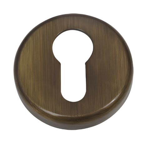 Накладка под цилиндр Colombo Design Rosetta CD63 GB античная латунь