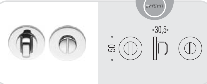 Фиксатор сантехнический Colombo Design Rosetta FF19 BZG хром