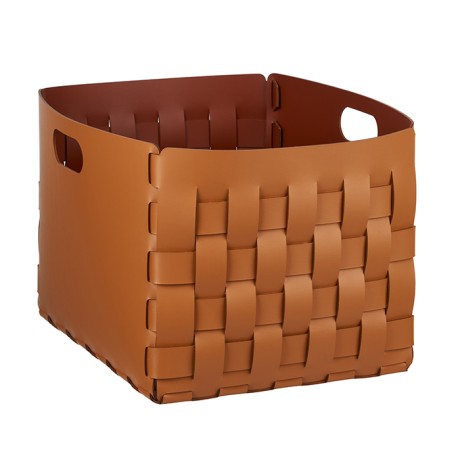 Корзинка COLOMBO DESIGN ADJ 1048.09/30 настольная напольная цвет коньяк/бордо