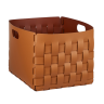 Корзинка COLOMBO DESIGN ADJ 1048.09/30 настольная напольная цвет коньяк/бордо