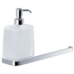 Полотенцедержатель с дозатором COLOMBO DESIGN TIME W4274 настенный цвет хром