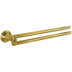 Полотенцедержатель COLOMBO DESIGN HERMITAGE B3312.OA двойной цвет античная латунь