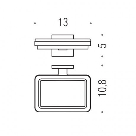 Мыльница COLOMBO DESIGN BASICQ B3701 настенная цвет хром