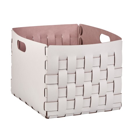 Корзинка COLOMBO DESIGN ADJ 1048.02/07 настольная напольная цвет устричный/пепельная роза