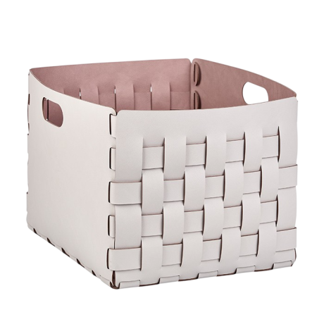 Корзинка COLOMBO DESIGN ADJ 1048.02/07 настольная напольная цвет устричный/пепельная роза