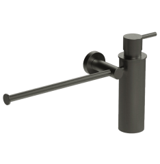 Полотенцедержатель с дозатором COLOMBO DESIGN PLUS W4975.GM настенный цвет графит матовый